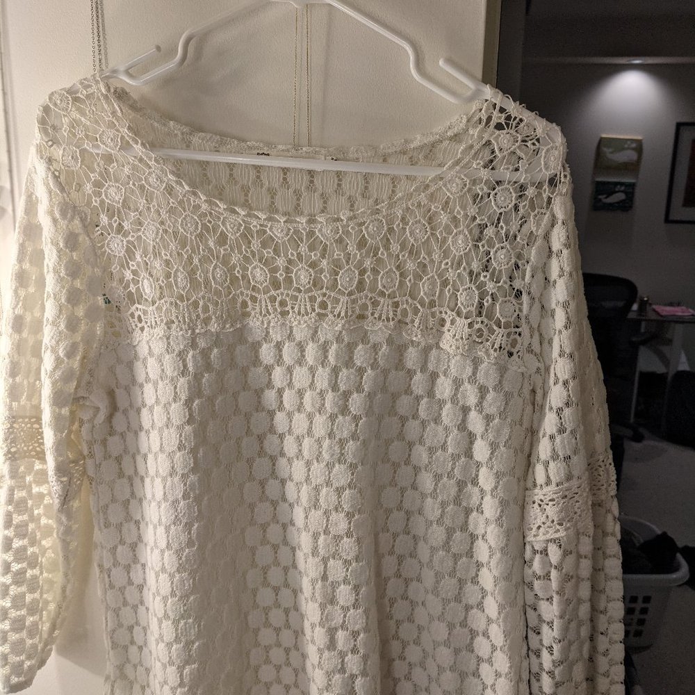 Solitaire embroidered top